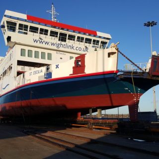 reparation-navale-civile - Wightlink - CMO syncrolift