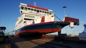 reparation-navale-civile - Wightlink - CMO syncrolift